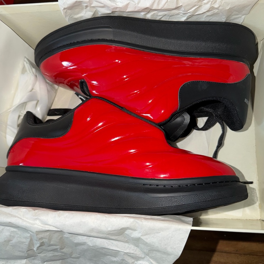 Red and Black Sneakers